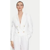 ViCOLO Švarkas TB0790 Balta Regular Fit