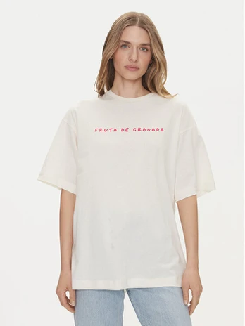 Vero Moda Marškinėliai Taz Hailey 10337839 Balta Regular Fit