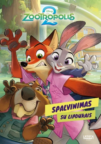 Zootropolis. Spalvinimas su lipdukais