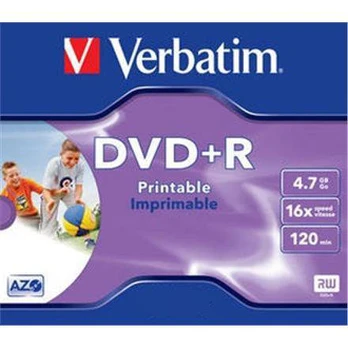VERBATIM DVD+R 4.7GB AZO printable jewel