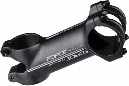 FORCE stem TEAM light 31,8/90mm,17° Al,juodas mat