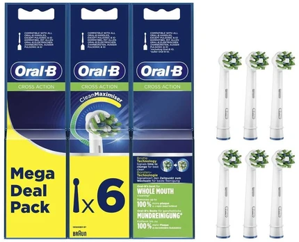 Oral-B Pro CrossAction 6 pack refill