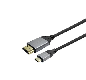 Kabelis Vivolink USB Type-C, HDMI, 3 m, juoda