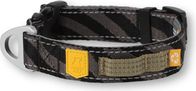 Woolly Wolf - Roam Collar Black Ripple - 18-25cm