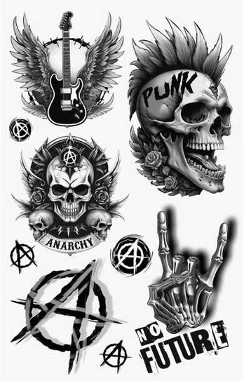Fiesta Punker tatoveringer