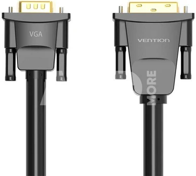 Vention - DVI 24+1 to VGA Cable 1.5m EABBG Black