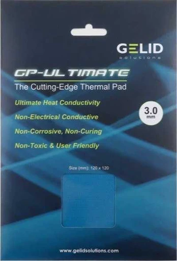 Gelid Solutions Šiluminis kilimėlis GP-Ultimate 120x120x3.0mm TP-GP04-S-E