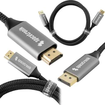Kabelis DP HDMI 8K 60Hz Spacetronik KDH-SPA050 5m