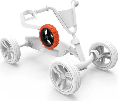 Berg Wheel 9x2 Cross - Juodas/Oranžinis Rear Left