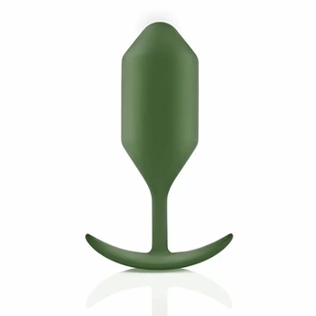 B-Vibe Snug Plug 4 analinis kaištis, žalias, 257 g