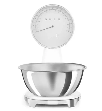 Virtuvinės svarstyklės SMEG ANALOG AND DIGITAL KITCHEN SCALE Baltas KSF01WHWW
