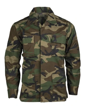 Mil-Tec Švarkas US BDU RIP-STOP, WOODLAND