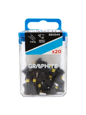 Graphite Smūginiai antgaliai TX15 x 25 mm, 20 vnt.