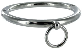METAL HARD - BDSM NECKLACE WITH RING 18CM