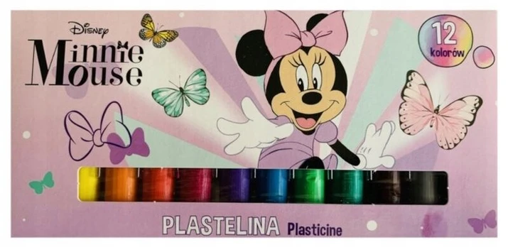 Plastelinas St. Majewski Myszka Minnie, 12 spalvų