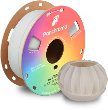 Polymaker Panchroma™ PLA Matte 1.75 mm 1kg - Cotton Baltas