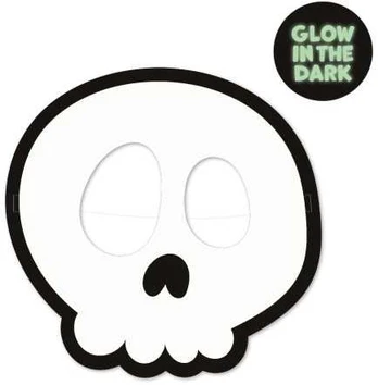 Globos Europe Bv Halloween Boo masker GID, 2 stk