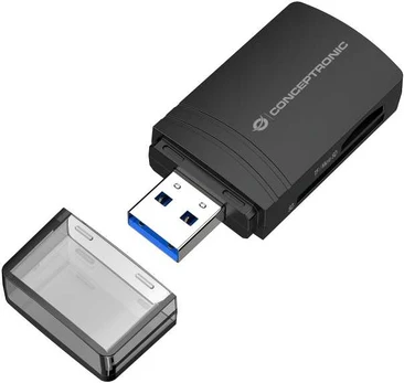 CONCEPTRONIC Card Reader USB-A -> Micro SD/TF 4.0 juodas