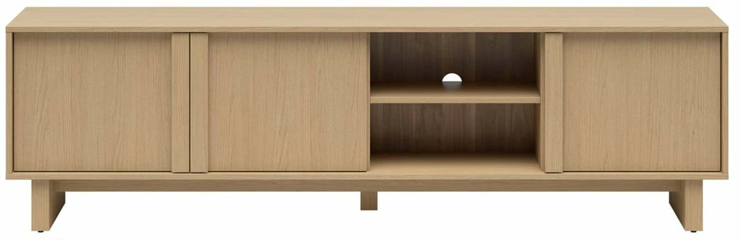 Televizoriaus spintelė Modo, arles oak sp., 40 cm x 204 cm x 58 cm