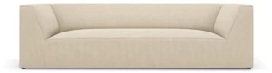 Sofa Micadoni Home Ruby, smėlio, 232 x 92 cm x 69 cm