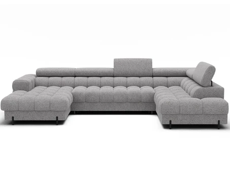 Eltap Kampinis sofa, Feraria, 358x202x93 cm, pilka