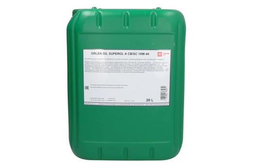 Variklių alyva SUPEROL (20L) 15W40 (alyva dyzeliniams varikliams) ;API CB; SC