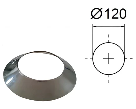 Lietaus nukreipiklis. D-120 mm.