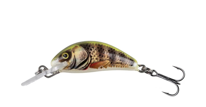 Plaukiantis vobleris Salmo Hornet, 3,5 cm, Real Identity Perch