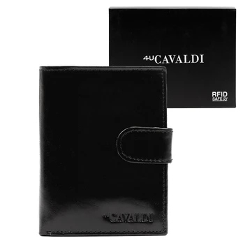 Odinė piniginė RFID 4U CAVALDI 0800L-P-BS-RFID
