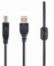 Kabelis Cablexpert CCFB-USB2-AMBM-3M USB 2.0 printer cable 3 m