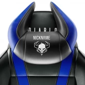 Customized Diablo Chairs Headrest Black-Blue kaina
