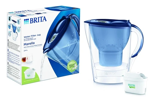 Vandens filtravimo indas BRITA Marella MXpro 2,4 l, mėlynas
