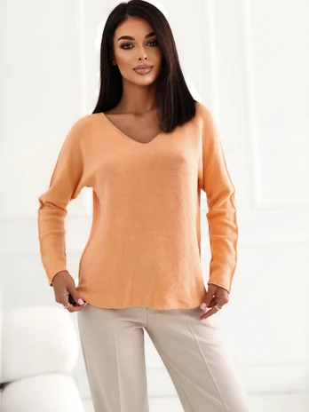 Italy Moda Sweter-IT-SW-0810.28-jasny oranžinė