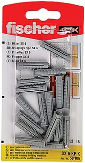 Kaiščiai SX 12 x 60 mm, 6 vnt.