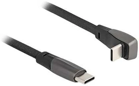 DELOCK USB 2.0 Kabelis USB Type-C St > Type-C St gewinkelt 1m