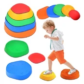 Sensory path balance stones for balance training 5 pieces SP0833 kaina