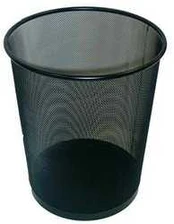 VICTORIA Wire waste basket, juodas