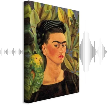 Artgeist Paveikslas - Frida Kahlo – Self-Portrait with Bonito