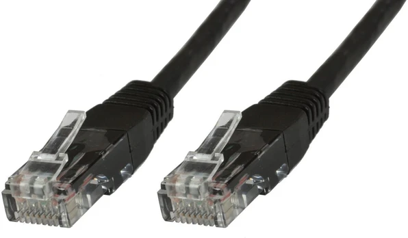 MicroConnect U/UTP CAT6 30M Juodas PVC