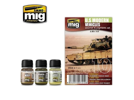 AMMO by MIG Jimenez AMMO MIG - Sendinimo rinkinys US MODERN VEHICLES SET, 7410