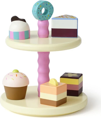 Kids Concept - Cake stand and cakes (1001088)