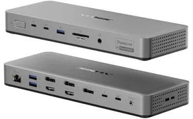 Šakotuvas Alogic keturių 4K „Thunderbolt 4“ hibridinė prijungimo stotelė
