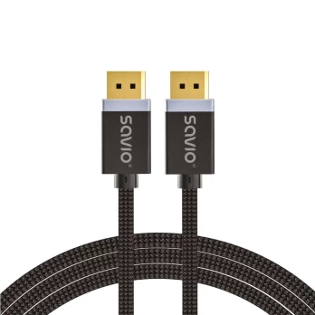 Savio DisplayPort (M) v1.4 laidas, 2m, CL-166