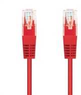 C-TECH patchcord Cat5e, UTP, red, 3m