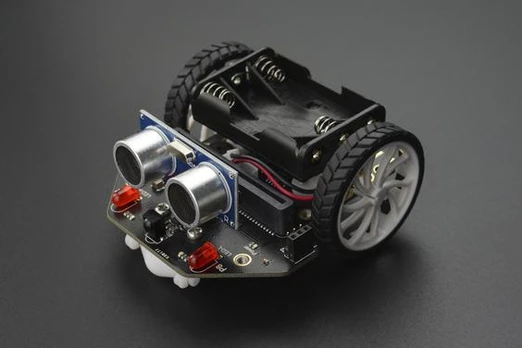 DFRobot micro: Maqueen edukacinė programuojama roboto platforma Micro:bit Makecode 3x AAA