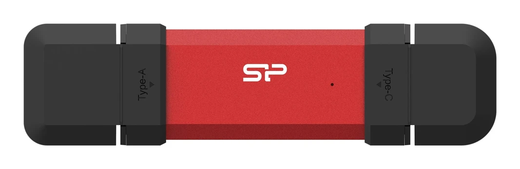 SILICON POWER DS72 Dual USB-C/USB 3.2 Gen 2, 1TB, Red | Silicon Power