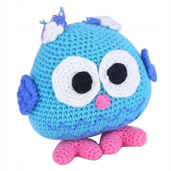 Nebaigta megzta nerta lėlė Baby Owl