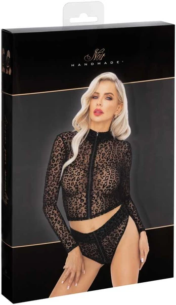 Noir Handmade Juodas Leo viršus XL