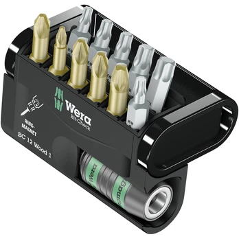 WERA Bit-Check 12 Wood 1 bitų rinkinys