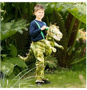 Amscan Dinosaur piggy back kostume, barn